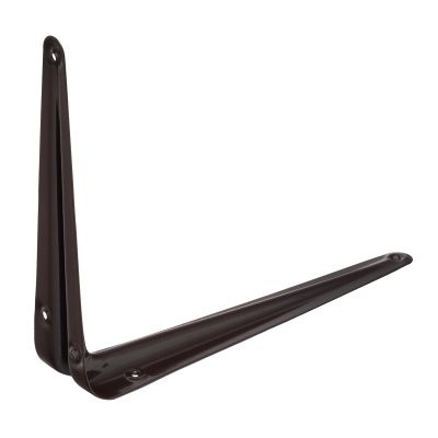 Кронштейн угловой с ребром, 175 х 225 мм, коричневый Сибртех купить в Москве с доставкой по всей России | ProtosMarket.ru