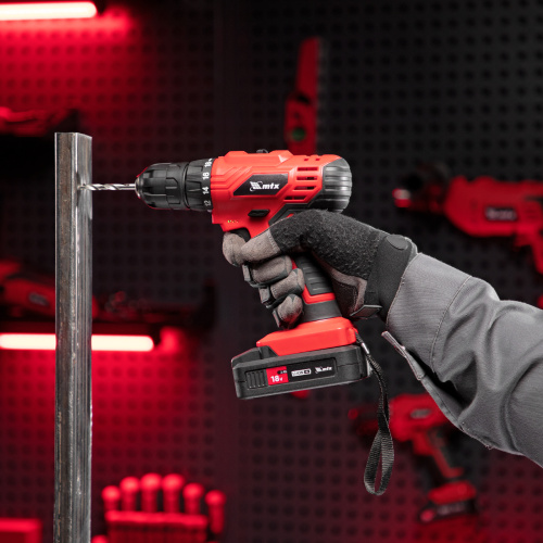 Дрель-шуруповерт аккумуляторная MCDL-18-02, Li-Ion, 18 В, 2 акк. MTX по ценам производителя в Москве с доставкой по всей России