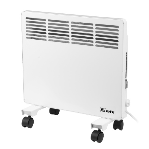 Конвектор электрический КМ-1000.1, 230 В, 1000 Вт, X-образный нагреватель, колеса, термостат // MTX купить в Москве с доставкой по всей России | ProtosMarket.ru