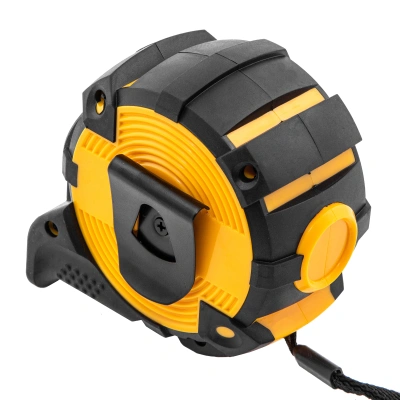 Рулетка 8м х 32мм, автоматич. фиксац., нейлон. покрытие, магнит. зацеп, двухстор. разметка Denzel купить в Москве с доставкой по всей России | ProtosMarket.ru