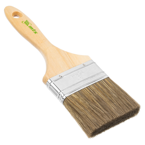 Кисть плоская "Евро" 3", смешанная щетина, деревянная ручка MTX купить в Москве с доставкой по всей России | ProtosMarket.ru