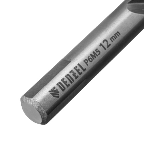 Сверло спиральное по металлу 12 x 151 мм, Р6М5, Golden Tip  Denzel купить в Москве с доставкой по всей России | ProtosMarket.ru