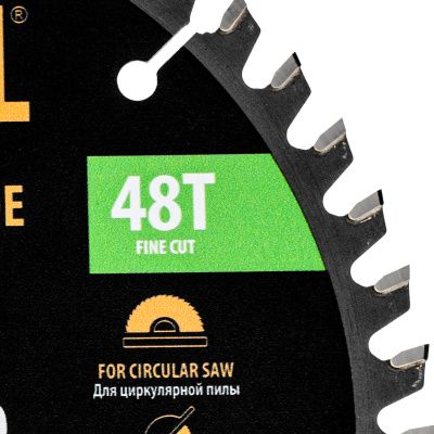 Пильный диск по ламинату ф190 х 30 мм, 48 зубьев Denzel купить в Москве с доставкой по всей России | ProtosMarket.ru