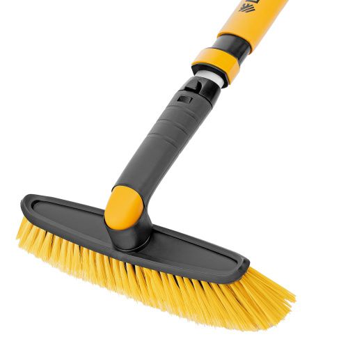 Щетка-сметка со скребком, телескоп, поворотная голова, 750-1120 мм Denzel купить в Москве с доставкой по всей России | ProtosMarket.ru