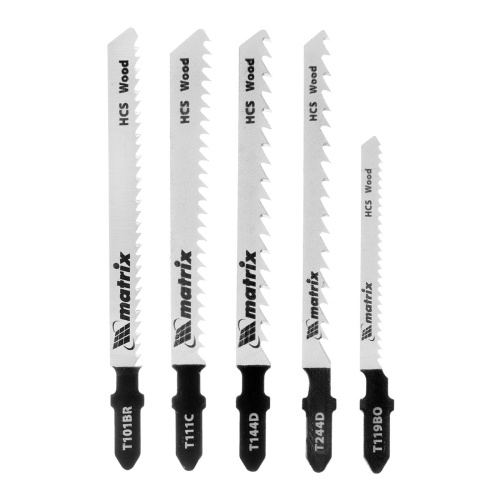 Набор полотен для электролобзика по дереву, 5 шт Matrix Professional купить в Москве с доставкой по всей России | ProtosMarket.ru