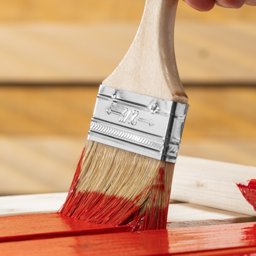 Кисть плоская Slimline 2.5" (63 мм) натуральная щетина, деревянная ручка Sparta купить в Москве с доставкой по всей России | ProtosMarket.ru