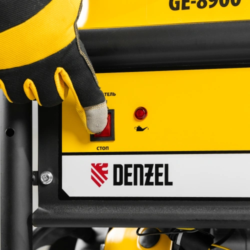 Генератор бензиновый GE 8900, 8.5 кВт, 220 В/50 Гц, 25 л, ручной старт Denzel купить в Москве с доставкой по всей России | ProtosMarket.ru