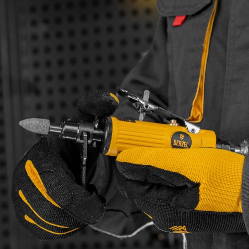 Пневмошлифмашина прямая PGS25000, 25000 об/мин, 10 шлиф. камней, цанга - 3, 6 мм, 113 л/мин Denzel купить в Москве с доставкой по всей России | ProtosMarket.ru