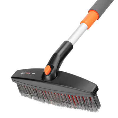 Щетка-сметка для снега со скребком телескопическая Stels купить в Москве с доставкой по всей России | ProtosMarket.ru