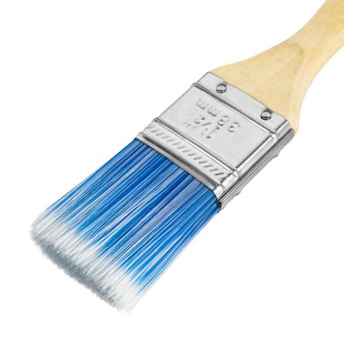 Кисть плоская "Евро" 1.5", искусственная щетина, деревянная ручка MTX купить в Москве с доставкой по всей России | ProtosMarket.ru