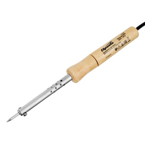 Паяльник с ручкой из дерева, 40 Вт, 220 В Sparta купить в Москве с доставкой по всей России | ProtosMarket.ru