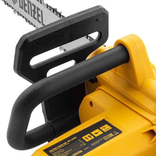 Пила цепная электрическая EDS-2200P, 2.2 кВт,поперечная, шина 45 см, шаг 3/8, паз 1.3 мм, 63 звена Denzel купить в Москве с доставкой по всей России | ProtosMarket.ru