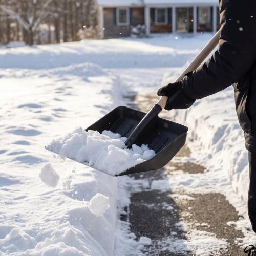 Лопата для уборки снега пластиковая, 420 х 425 мм, без черенка, Сибртех купить в Москве с доставкой по всей России | ProtosMarket.ru