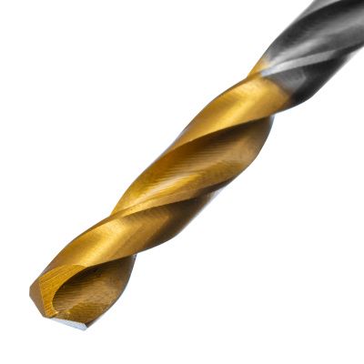 Сверло спиральное по металлу 5 х 132 мм, Р6М5, Golden Tip, удлиненное Denzel купить в Москве с доставкой по всей России | ProtosMarket.ru