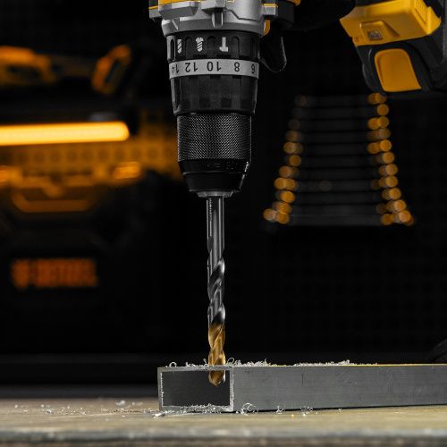 Сверло спиральное по металлу 10 x 133 мм, Р6М5, Golden Tip  Denzel купить в Москве с доставкой по всей России | ProtosMarket.ru