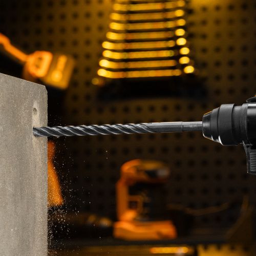 Бур по бетону, цельная крестовая пластина, 12x265 мм, SDS PLUS Denzel купить в Москве с доставкой по всей России | ProtosMarket.ru