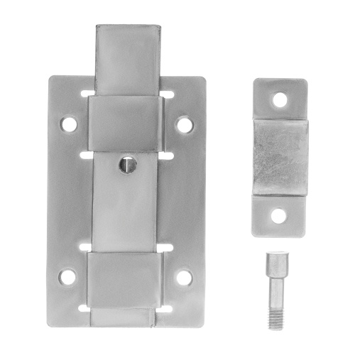 Задвижка дверная ЗД-02, цинк, (Металлист) Россия купить в Москве с доставкой по всей России | ProtosMarket.ru