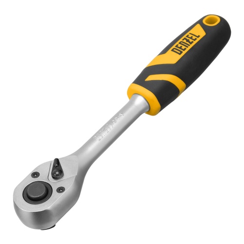 Набор инструментов, 1/2", 1/4", CrV, S2, пластиковый кейс, 64 предмета Denzel купить в Москве с доставкой по всей России | ProtosMarket.ru