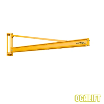 Кран консольный поворотный настенный легкий 1000кг с вылетом стрелы 3 метра