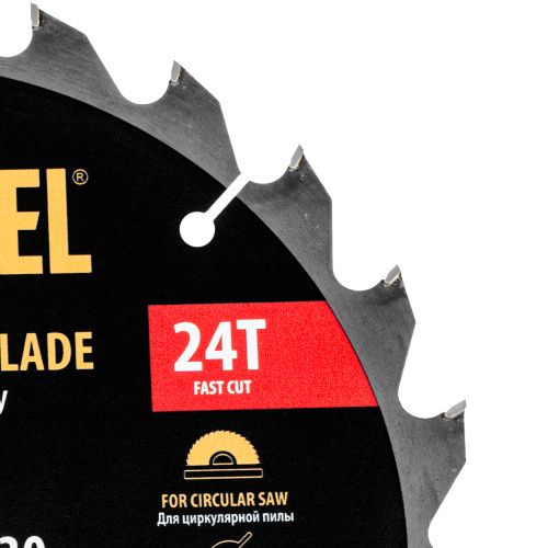 Пильный диск по дереву ф235 х 30 мм, 24 зубьев Denzel купить в Москве с доставкой по всей России | ProtosMarket.ru