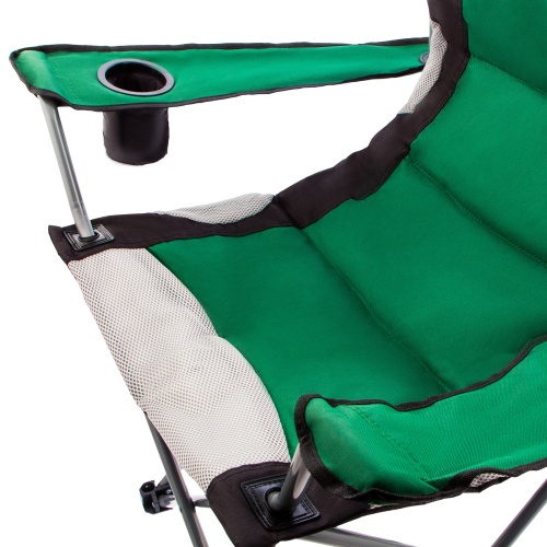 Кресло складное с подлокотниками и подстаканником, 60 х 60 х 110/92 см, Camping Palisad купить в Москве с доставкой по всей России | ProtosMarket.ru