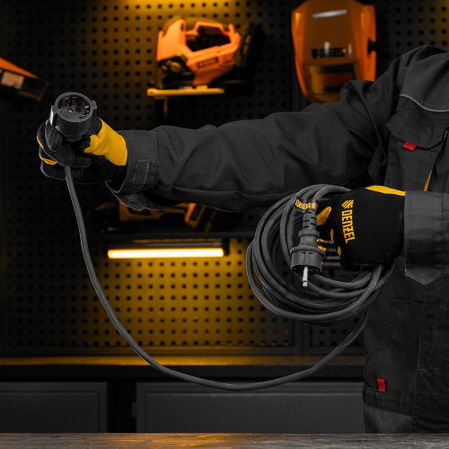 Удлинитель-шнур силовой Top Series, КГТТ, 10 м, 1 розетка, 3 x 1,5 мм Denzel купить в Москве с доставкой по всей России | ProtosMarket.ru