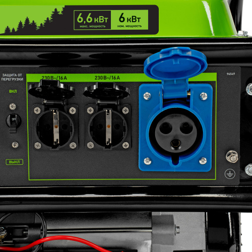Генератор бензиновый БС-8000Э, 6,6 кВт, 230В, четырехтактный, 25 л, электростартер Сибртех купить в Москве с доставкой по всей России | ProtosMarket.ru