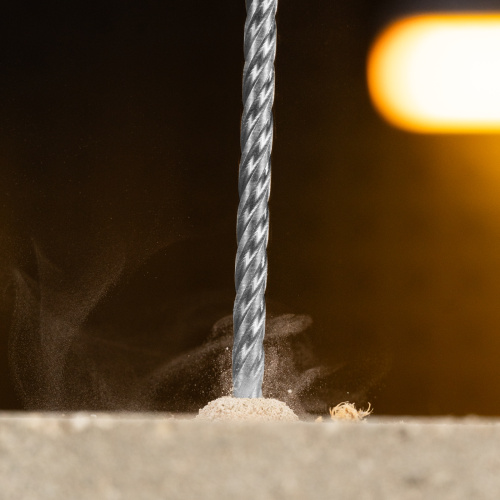 Бур по бетону, цельная крестовая пластина, 6x215 мм, SDS PLUS Denzel купить в Москве с доставкой по всей России | ProtosMarket.ru