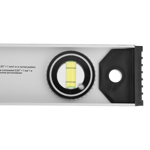 Уровень алюминиевый "Рельс", 1000 мм, 3 глазка (1 поворотный) Matrix купить в Москве с доставкой по всей России | ProtosMarket.ru