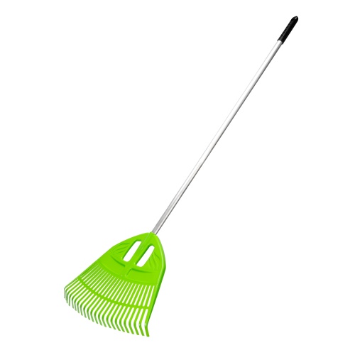 Грабли веерные пластиковые, 495 х 1680 мм, 23 плоских зуба, алюминиевый черенок, Россия, Palisad купить в Москве с доставкой по всей России | ProtosMarket.ru