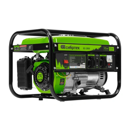 Генератор бензиновый БС-2800, 2.5 кВт, 230В, четырехтактный, 15 л, ручной стартер Сибртех купить в Москве с доставкой по всей России | ProtosMarket.ru