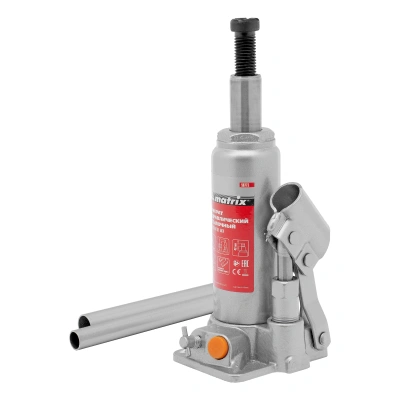 Домкрат гидравлический бутылочный, 2 т, h подъема 181-345 мм, в пластиковом кейсе Matrix купить в Москве с доставкой по всей России | ProtosMarket.ru