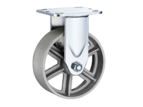 Колесо большегрузное неповоротное FCS 80 200 мм чугунное (N) по ценам производителя в Москве с доставкой по всей России