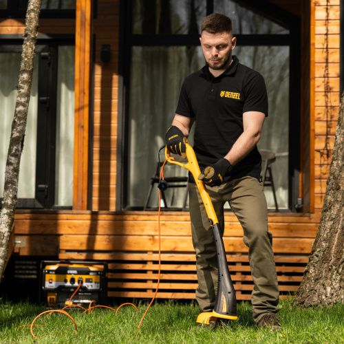 Удлинитель-шнур силовой Garden Series, б/з, ПВС, 10м, 1 розетка, 2 x 1,5 мм, Denzel купить в Москве с доставкой по всей России | ProtosMarket.ru