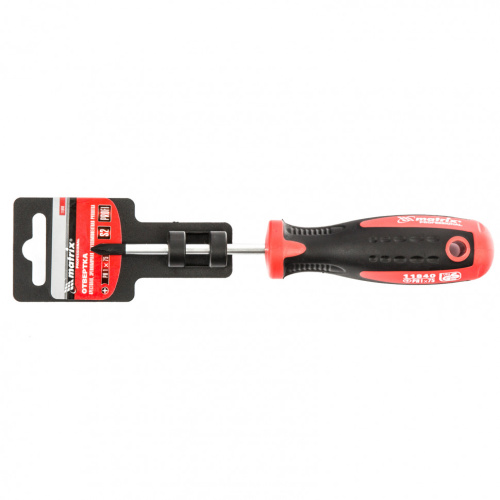 Отвертка Profi, PH1 х 75 мм, S2, двухкомпонентная рукоятка Matrix купить в Москве с доставкой по всей России | ProtosMarket.ru