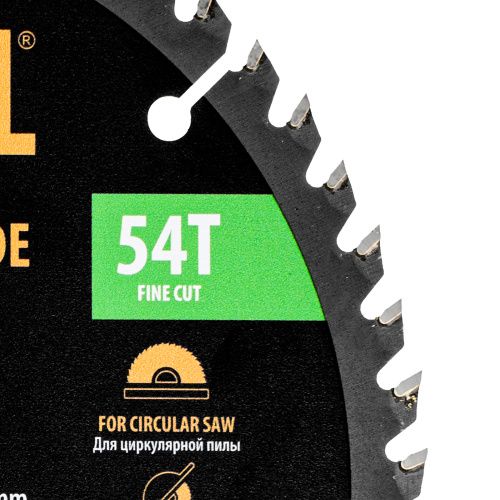 Пильный диск по дереву ф180 х 20 мм, 54зубьев Denzel купить в Москве с доставкой по всей России | ProtosMarket.ru