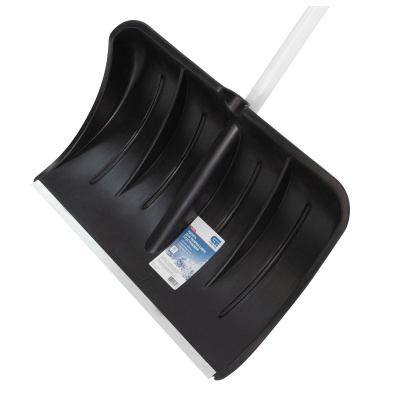 Лопата для уборки снега пластиковая, 530 х 375 х 1400 мм, алюминиевый черенок, Сибртех купить в Москве с доставкой по всей России | ProtosMarket.ru