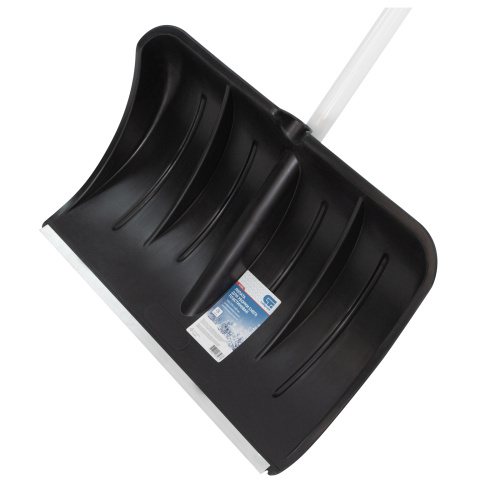 Лопата для уборки снега пластиковая, 530 х 375 х 1400 мм, алюминиевый черенок, Сибртех купить в Москве с доставкой по всей России | ProtosMarket.ru