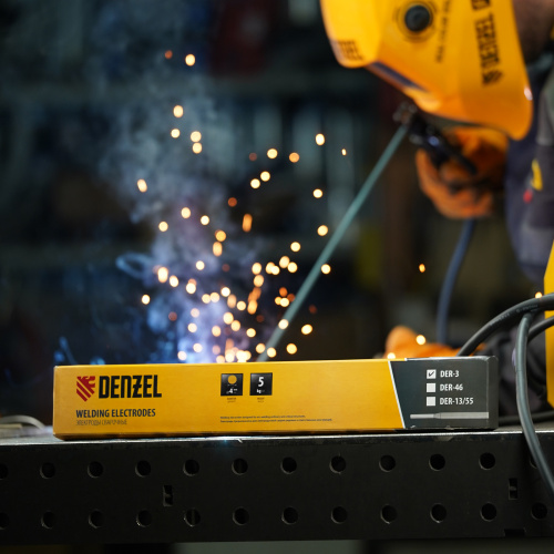 Электроды DER-3, диам. 4 мм, 5 кг, рутиловое покрытие Denzel купить в Москве с доставкой по всей России | ProtosMarket.ru