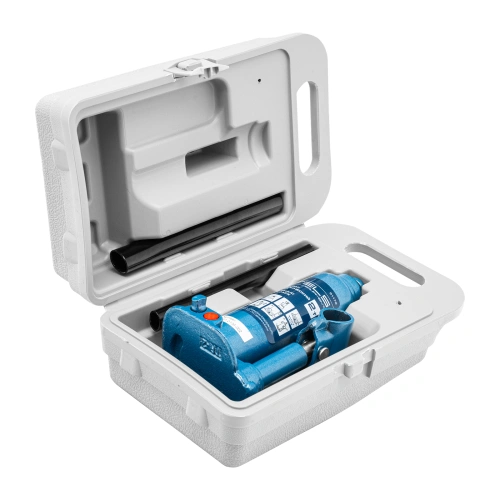 Домкрат гидравлический бутылочный, 2 т, h подъема 178-338 мм, в пластиковом кейсе Stels купить в Москве с доставкой по всей России | ProtosMarket.ru