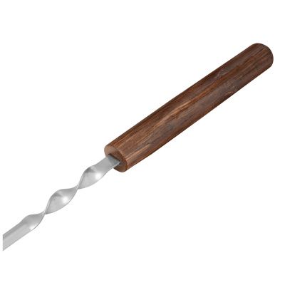 Шампур угловой, 650 x 12 x 1,5 мм, с цельной деревянной рукояткой, нержавеющая сталь, Camping Palisad купить в Москве с доставкой по всей России | ProtosMarket.ru