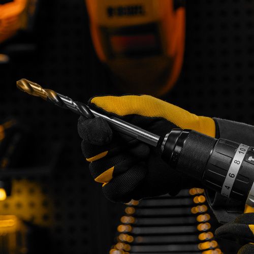 Сверло спиральное по металлу 12 x 151мм, Р6М5, Golden Tip, многогранная заточка Denzel купить в Москве с доставкой по всей России | ProtosMarket.ru