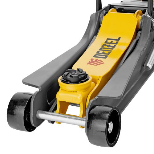 Домкрат гидравлический подкатной с фиксатором, 2,5 т, 85-385 мм Denzel купить в Москве с доставкой по всей России | ProtosMarket.ru