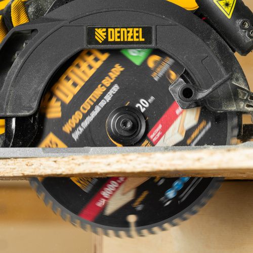 Пильный диск по дереву ф185 х 20 мм, 60 зубьев Denzel купить в Москве с доставкой по всей России | ProtosMarket.ru