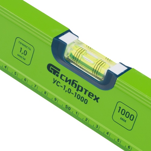 Уровень алюминиевый УС-1, 0-1000, фрезерованный, 3 глазка, рукоятки, 1000 мм Сибртех купить в Москве с доставкой по всей России | ProtosMarket.ru