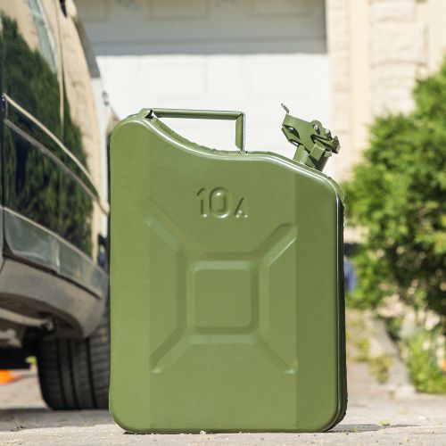 Канистра для топлива, металлическая, толщина стенок 0,8мм, 10 литров купить в Москве с доставкой по всей России | ProtosMarket.ru