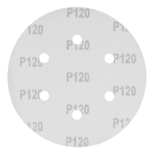 Круг абразивный на ворсовой подложке под "липучку", перфорированный, P 120, 150 мм, 5 шт Matrix купить в Москве с доставкой по всей России | ProtosMarket.ru