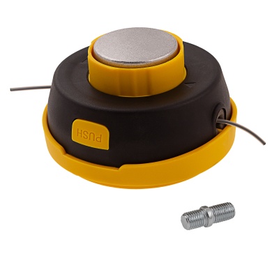 Катушка триммерная полуавтоматическая, легкая заправка лески, гайка M10x1.25, винт M10-M10, подшипник Denzel купить в Москве с доставкой по всей России | ProtosMarket.ru