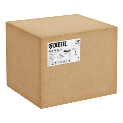 Мотоблок DPT-270SB, 7 л.с., ремен.сцеп, фрез 3х4, ШОМ, без колес, передачи 2В/1Н Denzel по ценам производителя в Москве с доставкой по всей России