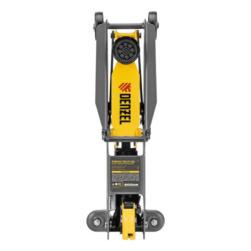 Домкрат гидравлический подкатной, 2 т, 135-385 мм, в пласт. кейсе Denzel купить в Москве с доставкой по всей России | ProtosMarket.ru